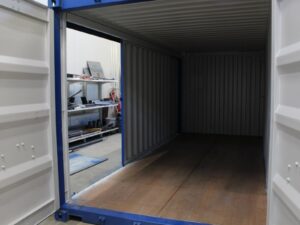20-ft-Slidding-door-container-4.jpg 20ft Hi Cube Container (9′ 6″ high) suitable for IBC storage Sliding Door