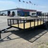 Carry-On 7 x 18 Landscape Utility Trailer – Mesh Sides