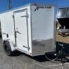2025-HOMESTEADER-5X8-ENCLOSED-CARGO-TRAILER-BARN-DOORS-4.jpg Homesteader 5 x 8 Enclosed V-Nose Cargo Trailer – Barn Doors