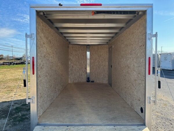 2025-STEALTH-7X14-ENCLOSED-CARGO-TRAILER-RAMP-DOOR-6.jpg Cargo Pro 7 x 14 V-Nose Aluminum Cargo Trailer – Ramp Door