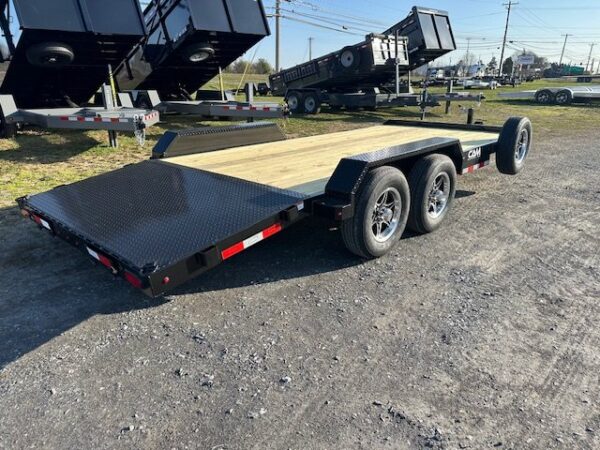 CAM Superline 7 x 18 Open Car Hauler – Slide Out Ramps