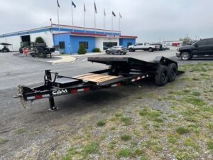 CAM Superline 7 x 21 Heavy Duty Split-Tilt Trailer – Extra Wide Deck