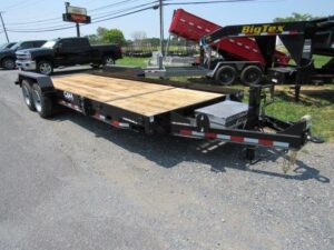 Cam-Superline-8CAM21STT-Low-Profile-Split-Tilt-Trailer-Pallet-Fork-Carrier-7.jpg CAM Superline 7 x 21 Equipment Trailer – Gravity Split-Tilt